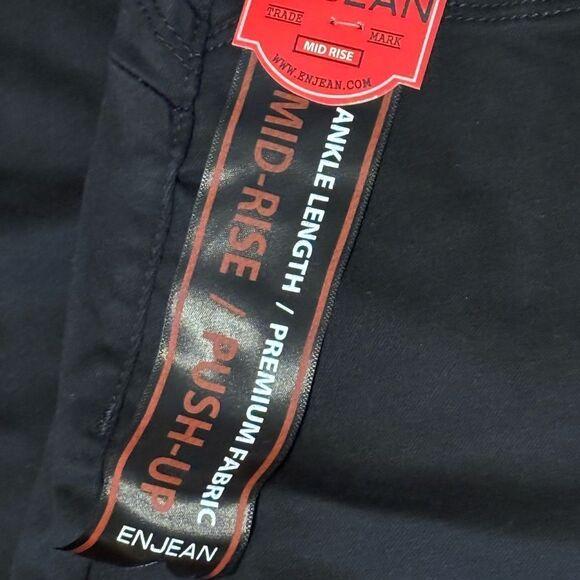 ENJEAN Black Skinny Jeans size 3 high rise - Picture 2 of 10